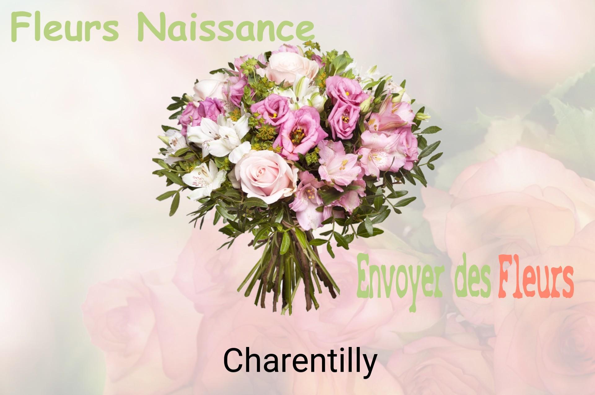 Bouquet de fleurs de naissance livré à Charentilly